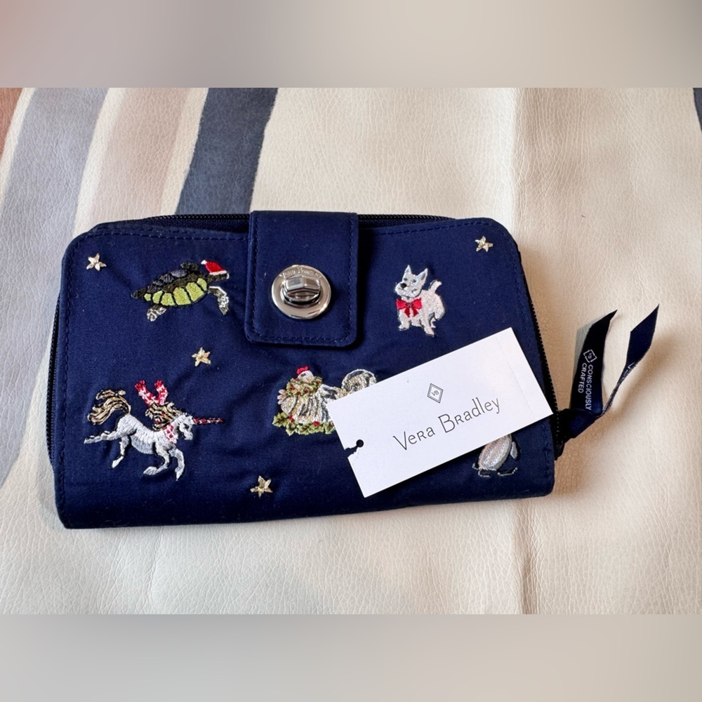 Vera Bradley Turnlock Wallet - Picture 8 of 11